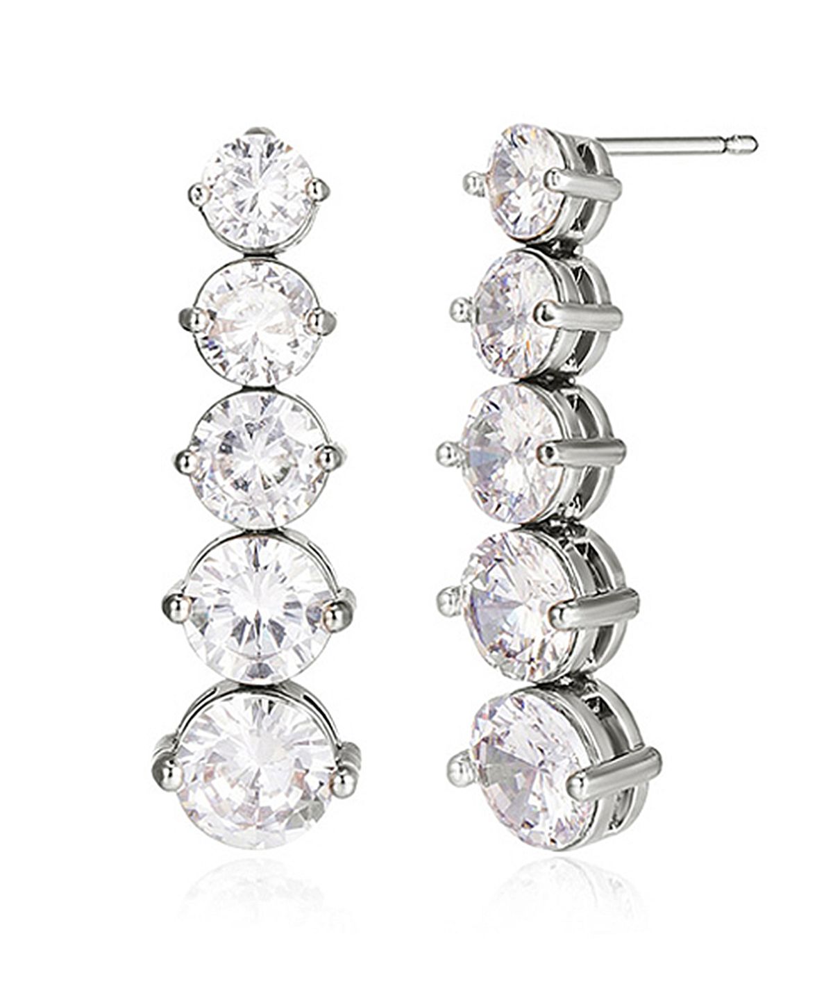가이거주얼리(GEIGERJEWELRY) 크리스탈 파티 귀걸이 GISVEE114 (실버925 PIN)