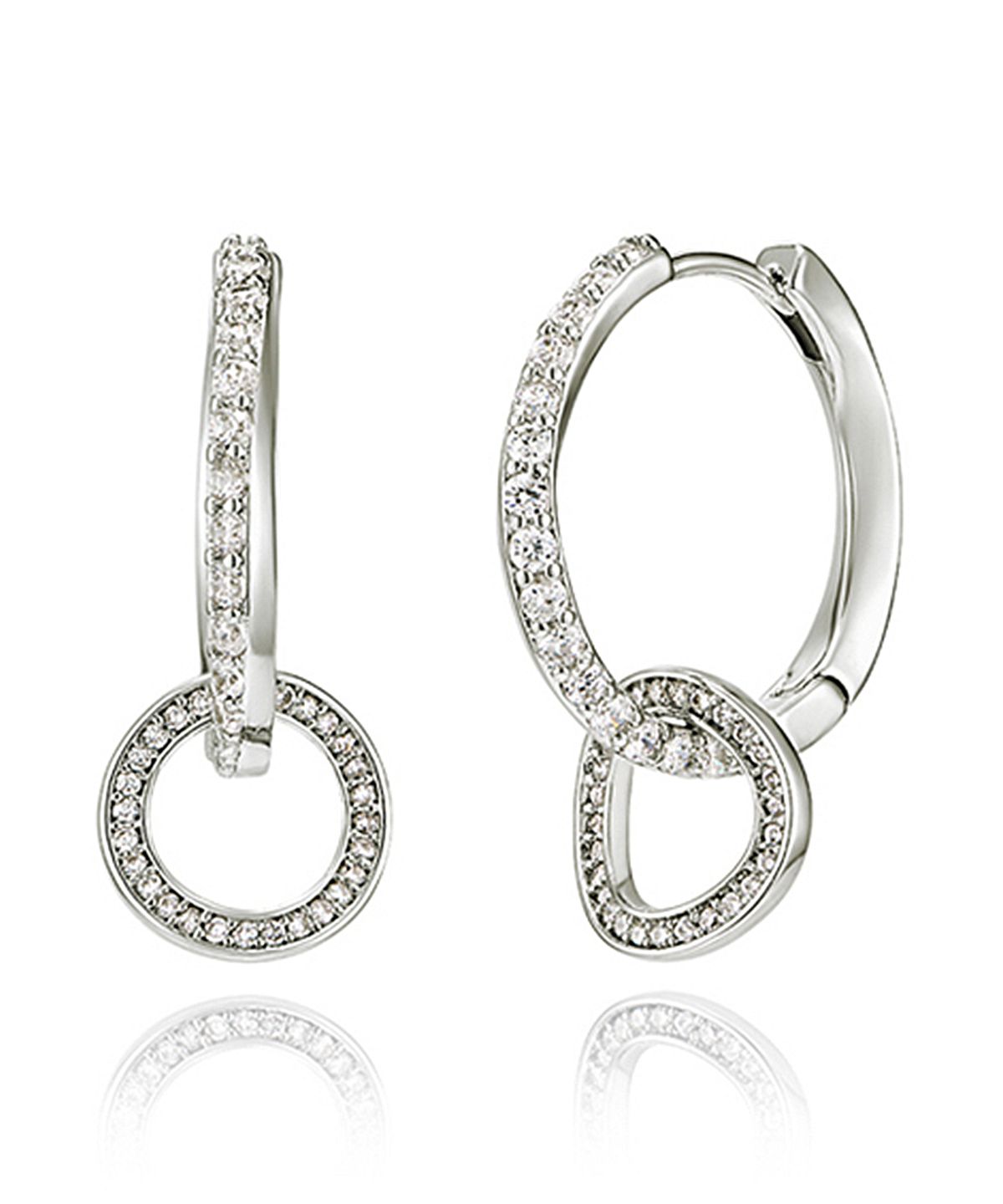 가이거주얼리(GEIGERJEWELRY) 써클큐 원터치 귀걸이 GISVEE107 (실버925 PIN)