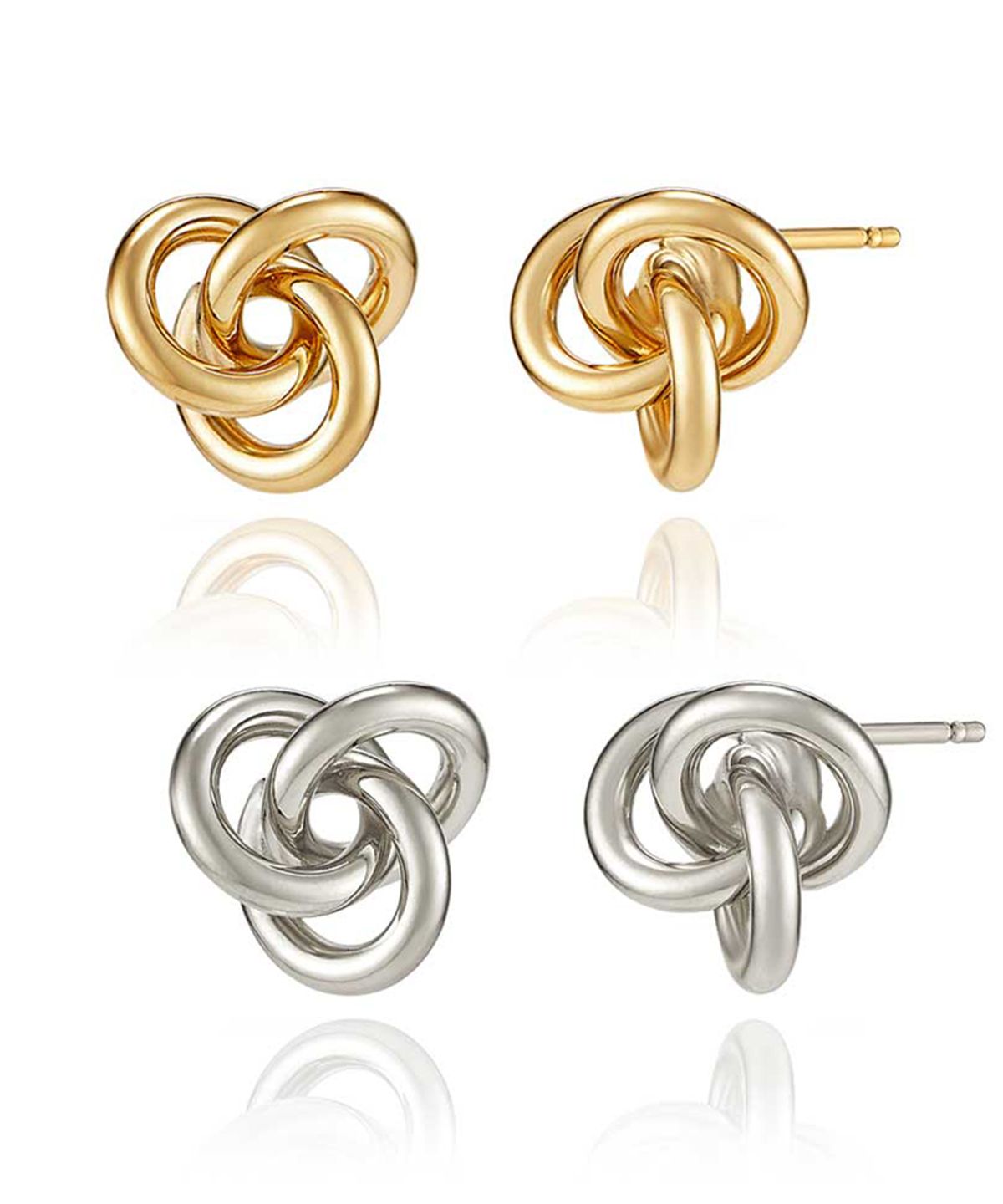 가이거주얼리(GEIGERJEWELRY) 빅 매듭 귀걸이 GISVEE101 (실버925 PIN)