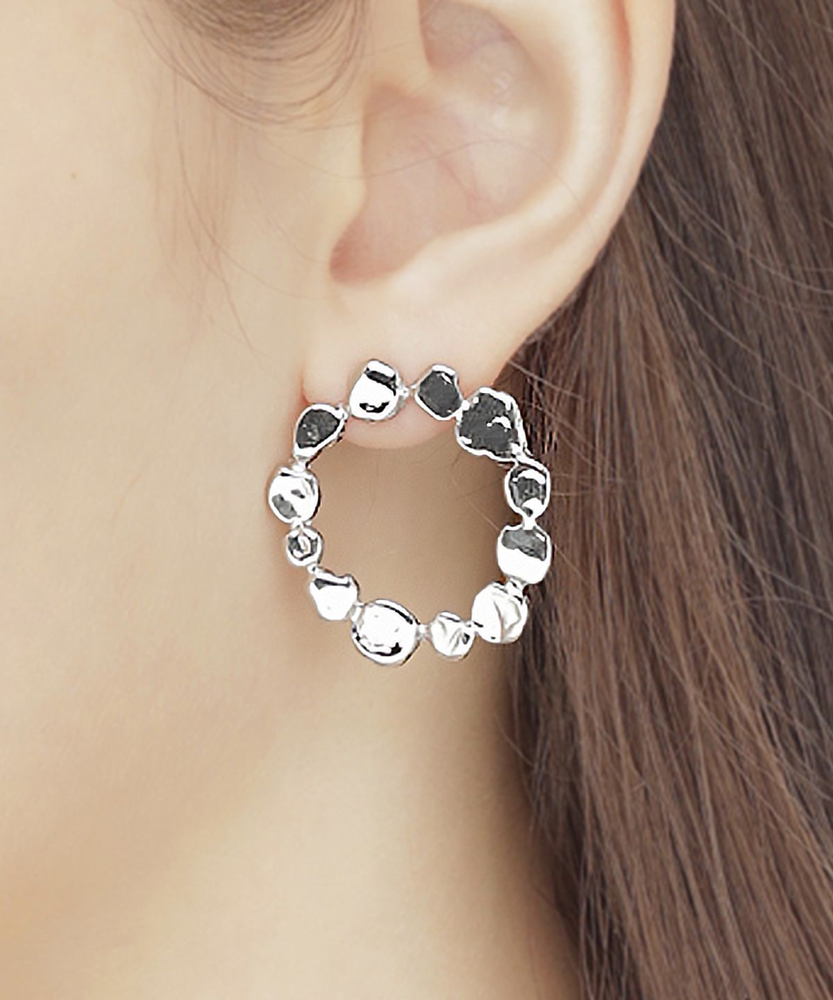 가이거주얼리(GEIGERJEWELRY) 코인 라운드 귀걸이 GISVEE063 (실버925 PIN)