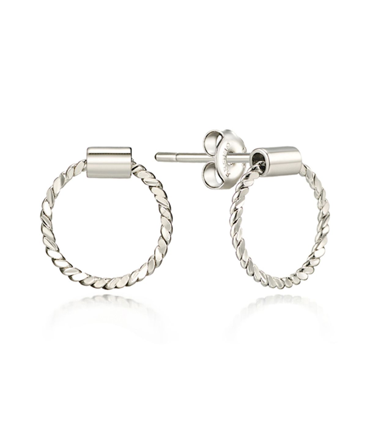 가이거주얼리(GEIGERJEWELRY) 물결 링 실버 귀걸이 GISVEE035