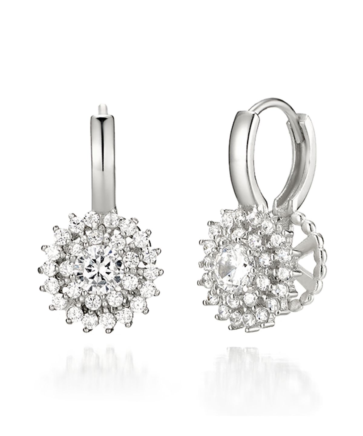 가이거주얼리(GEIGERJEWELRY) 해바라기 원터치 귀걸이 GISVEE019 (실버925 PIN)