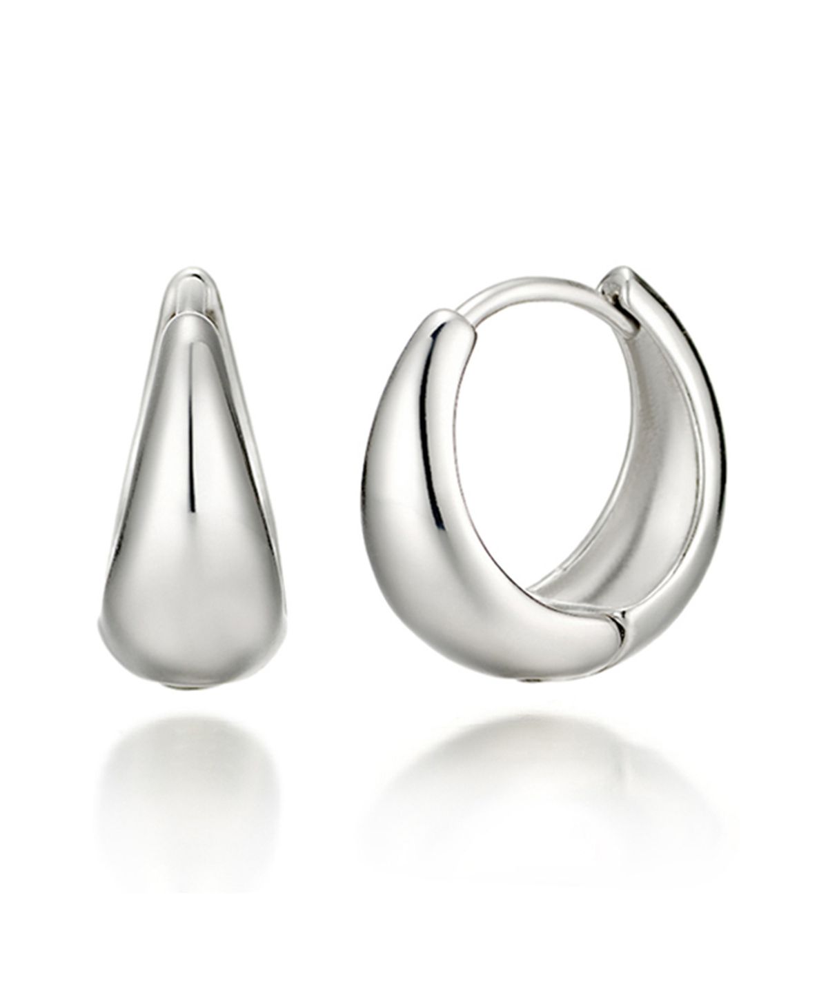 가이거주얼리(GEIGERJEWELRY) 볼륨 원터치 귀걸이 GISVEE018 (실버925 PIN)