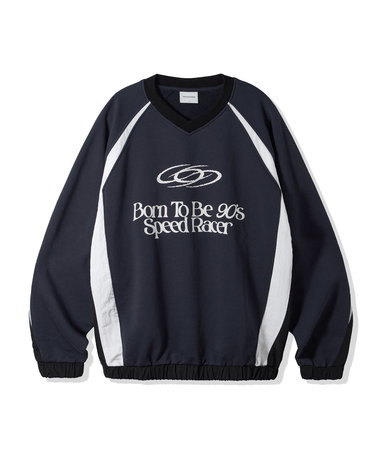 ★22AW★【1993 STUDIO】★POTENTIAL RAGLAN SWEATSHIR.T★ MUSINSA | 1993STUDIO Speed Racer Raglan Sweatshirt_Deep Navy