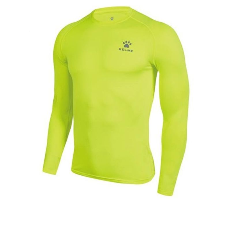 3891113 테크 핏 롱 슬리브 언더레이어(Thin) neon yellow