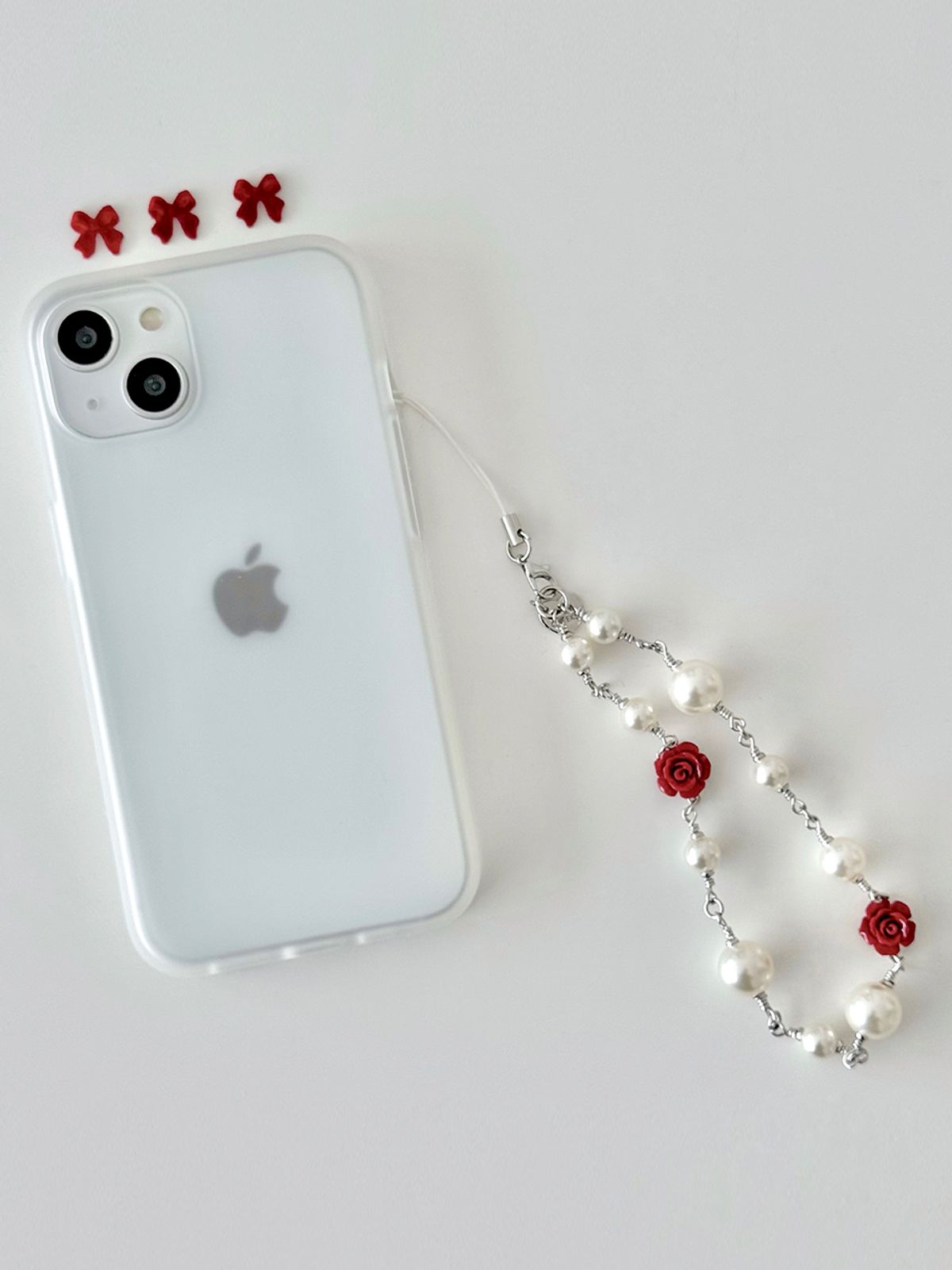 하이칙스(HIGH CHEEKS) Rose&Pearl Phone String_HC2477KE001M
