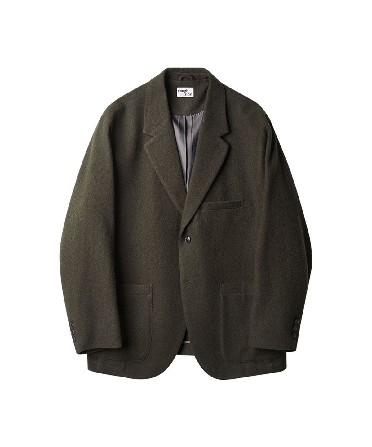 러프사이드(ROUGHSIDE) Reporter Jacket Dark Brown
