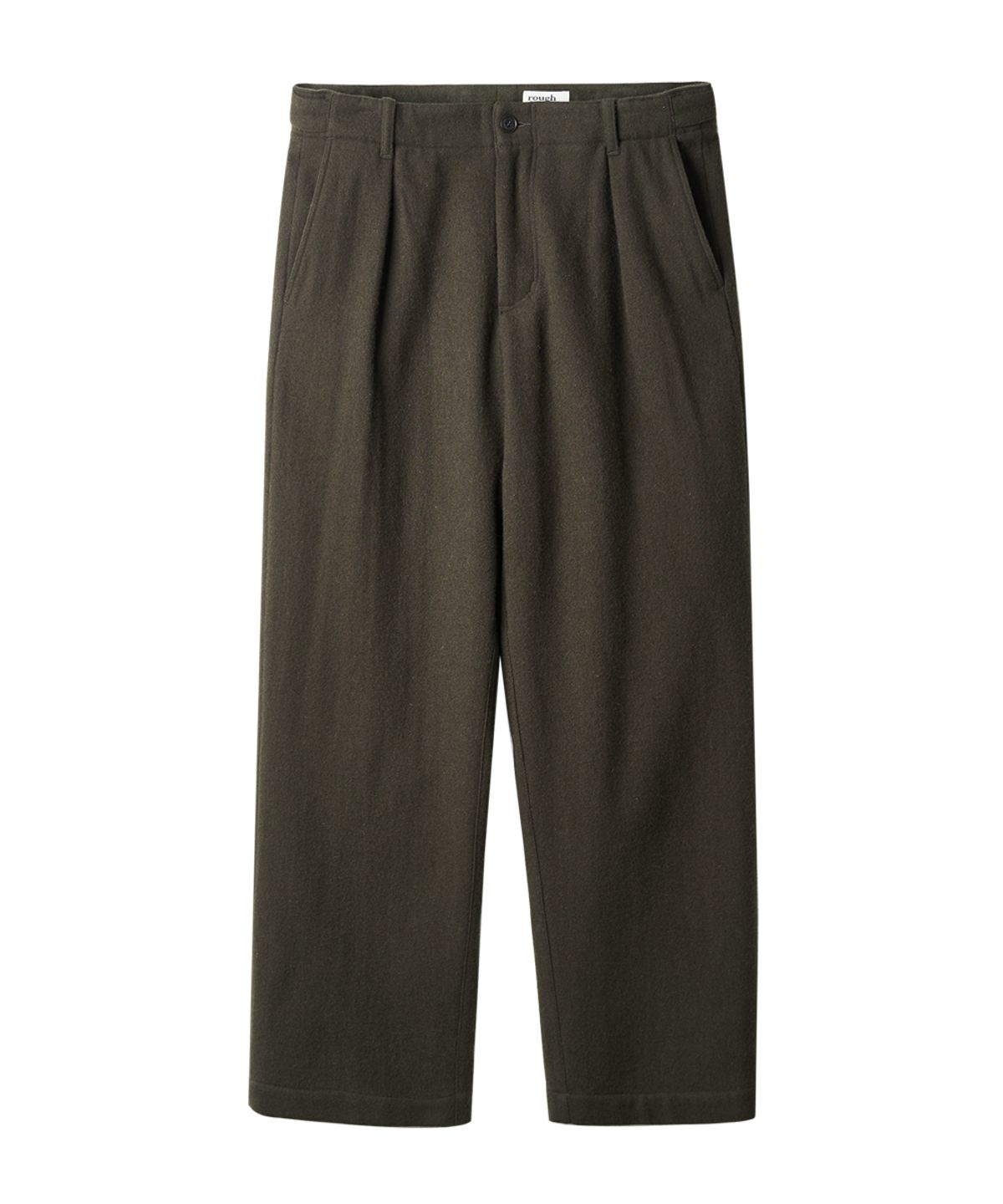 러프사이드(ROUGHSIDE) Reporter Pants Dark Brown