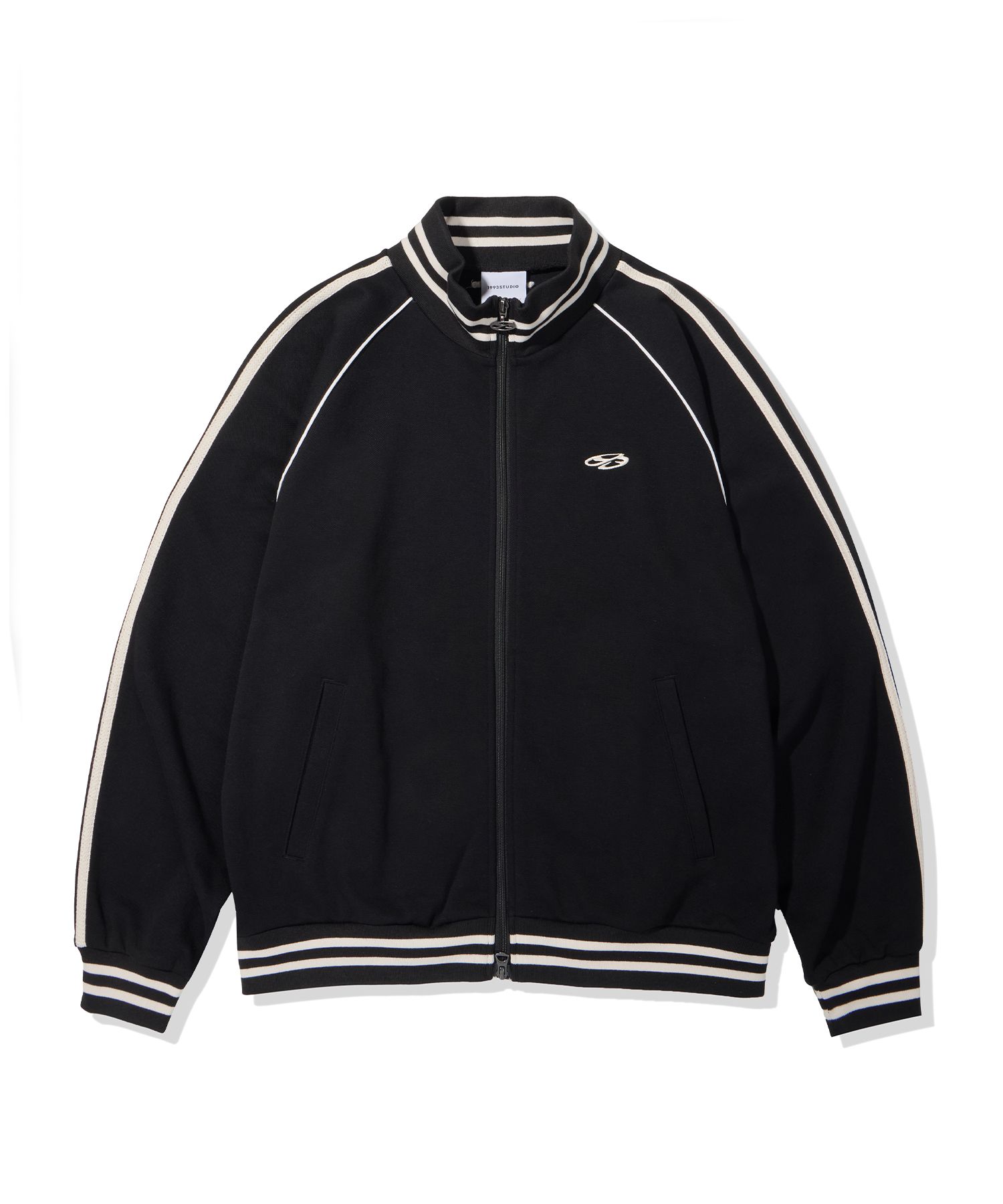 【1993studio】24FW★ Piping Track Pique Zip-Up MUSINSA | 1993STUDIO Piping track pique zip-up_burgundy