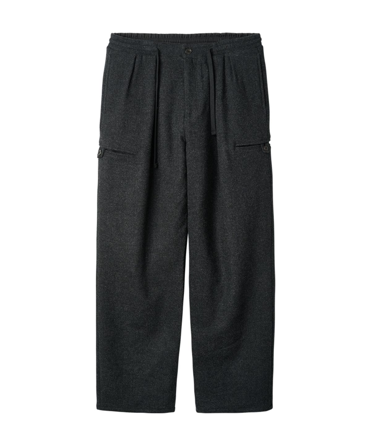 러프사이드(ROUGHSIDE) Wool Field Pants Charcoal