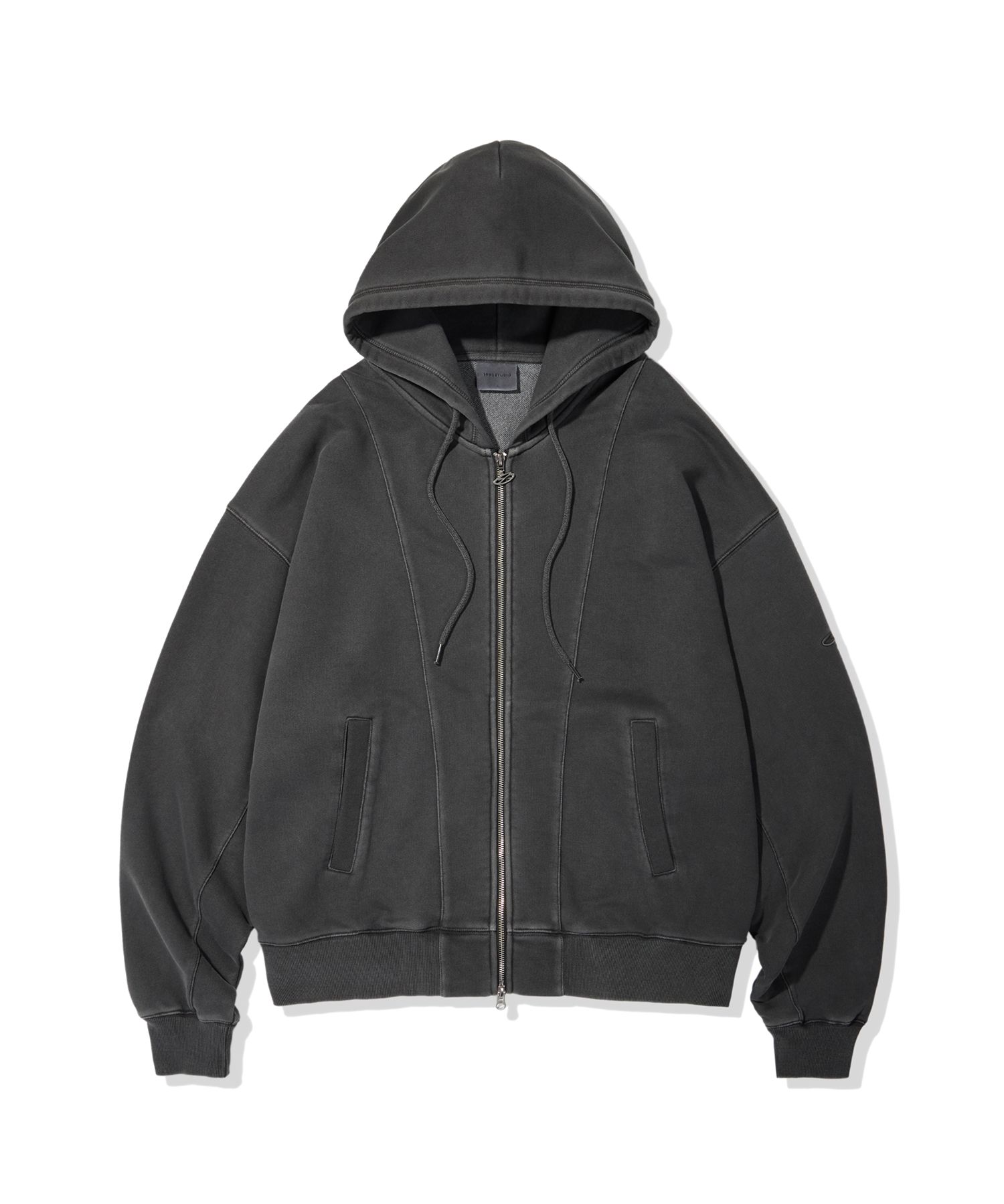 ★1993STUDIO★Vintage Pigment Balloon-Fit Hood Zip-Up★ MUSINSA公式 | 1993STUDIO Vintage Pigment Balloon Fit Hood