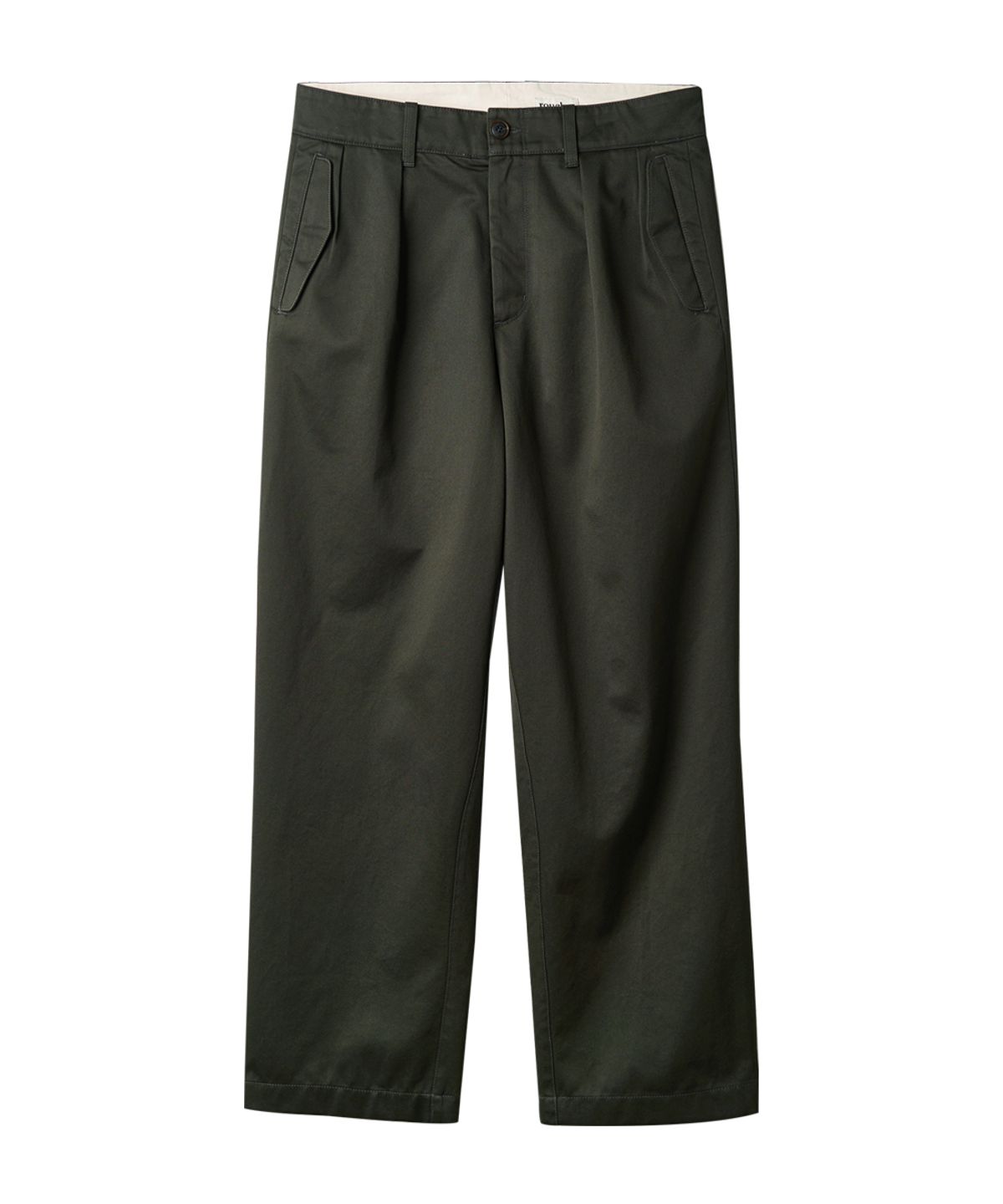 러프사이드(ROUGHSIDE) Flap Pants Dark Olive