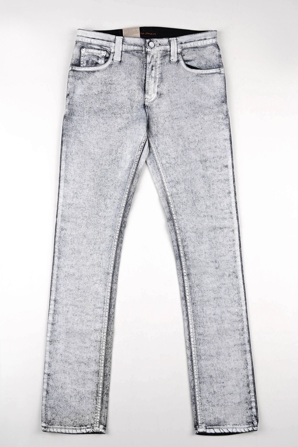 누디진(NUDIEJEANS) Tube Tom White Painted_111550