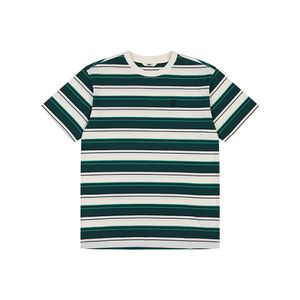 유니)JB자수와이드스트라이프TS AO2WTS494-GR