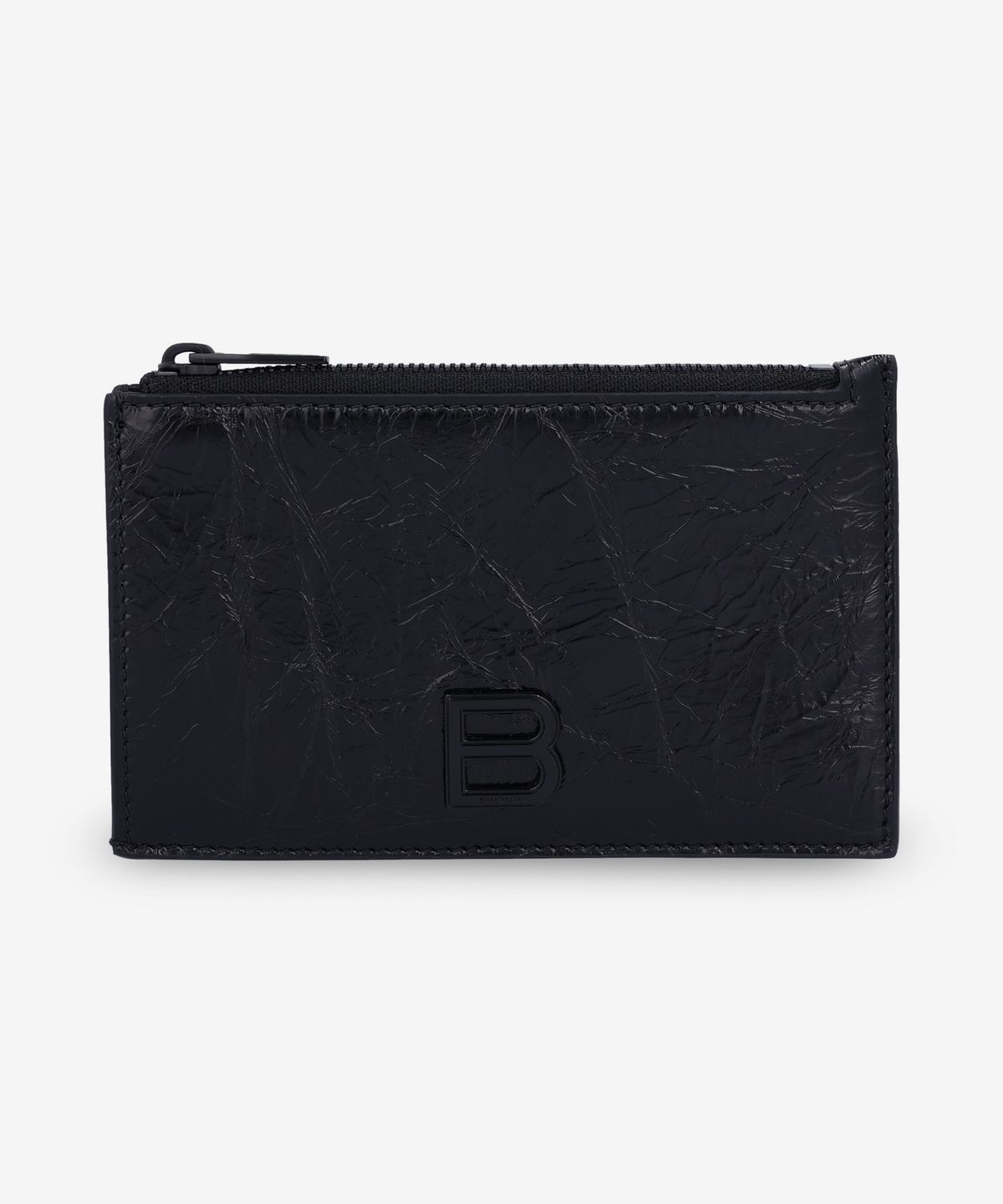 발렌시아가(BALENCIAGA) 크러쉬 롱 코인 카드 홀더 - 블랙 / 7664652AA651000