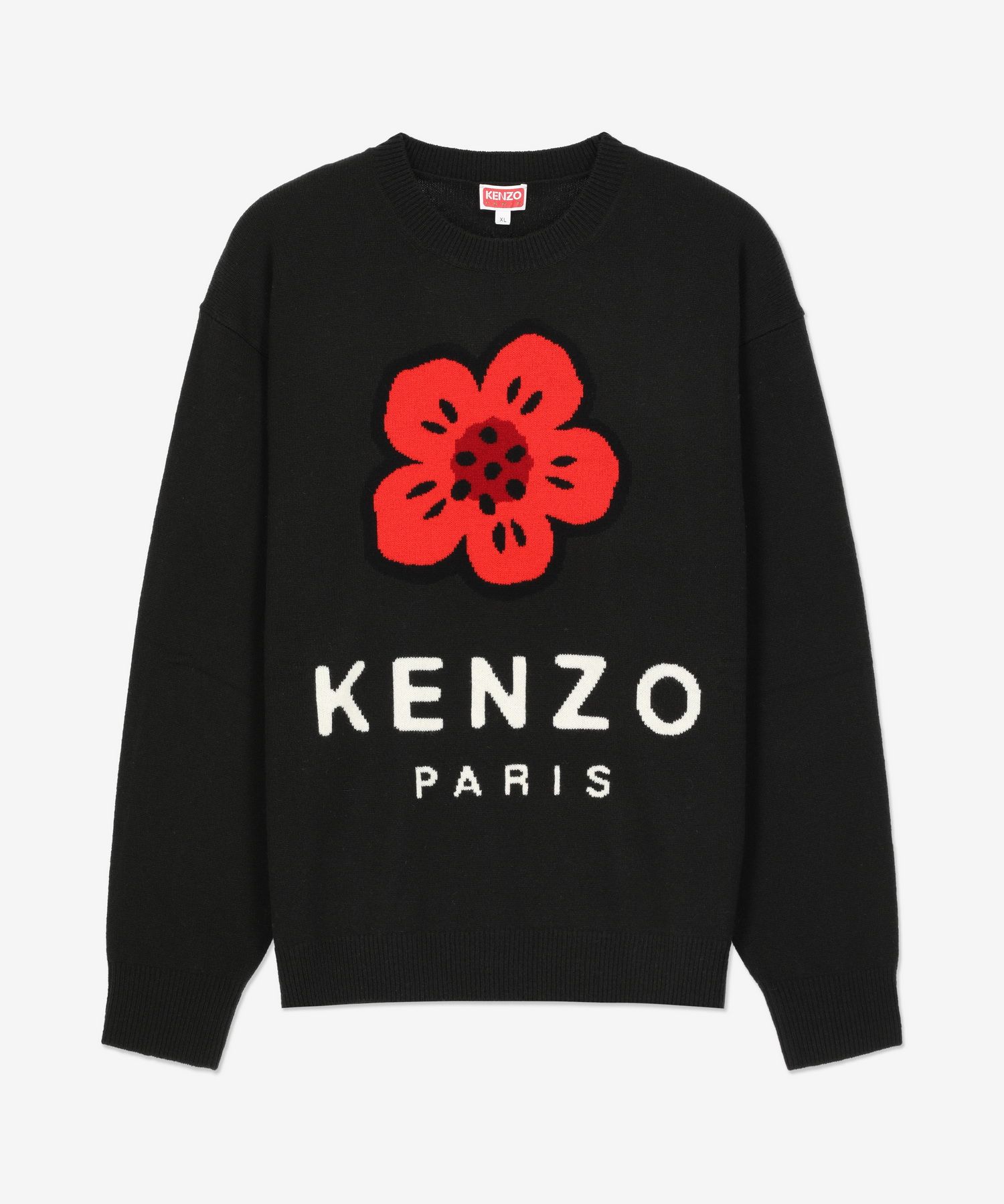 MUSINSA | KENZO Bokeh Flower Knit - Black / FE65PU4873LD99J