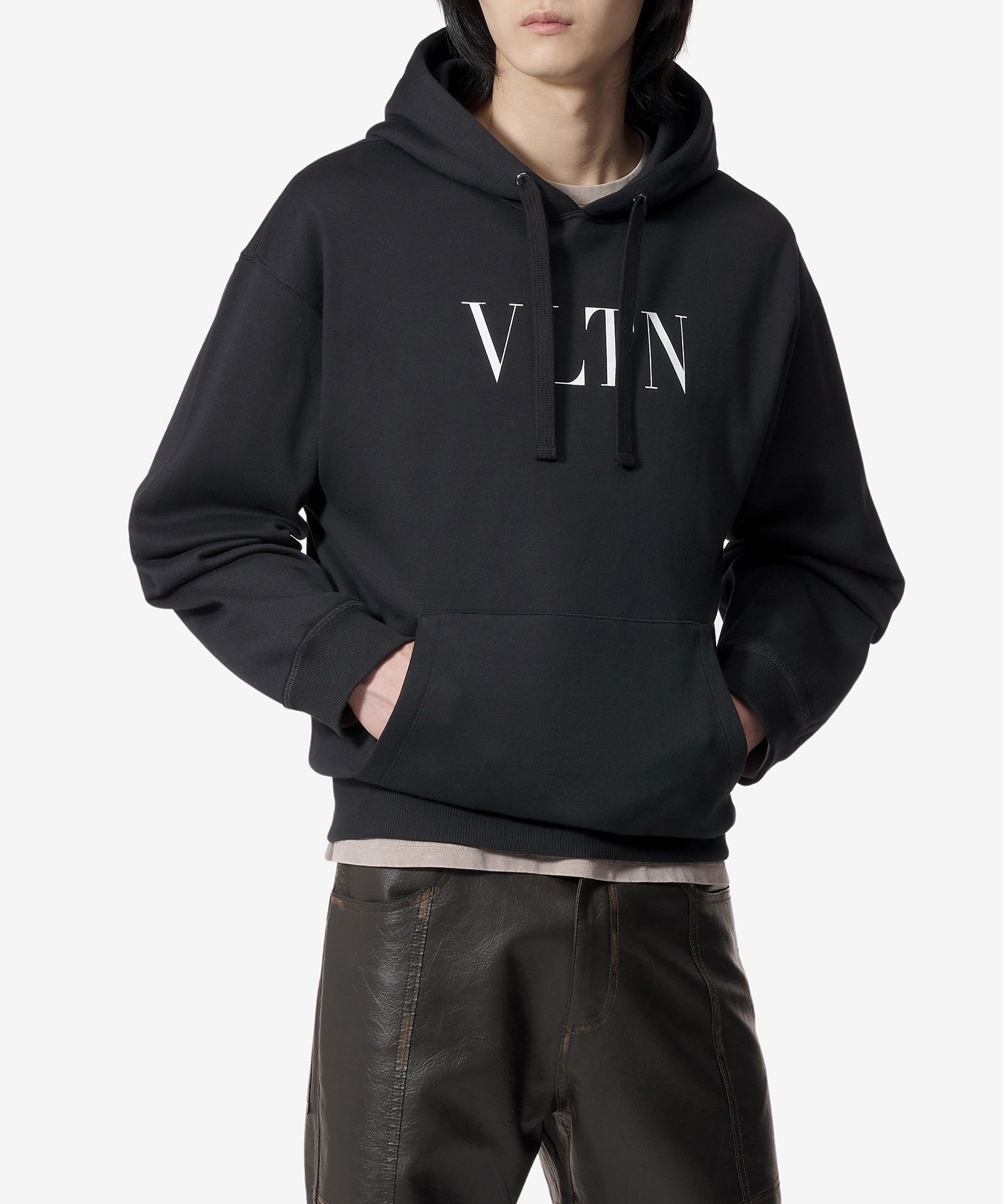 MUSINSA公式 | VALENTINO VLTN セミオーバーフィットフードパーカー