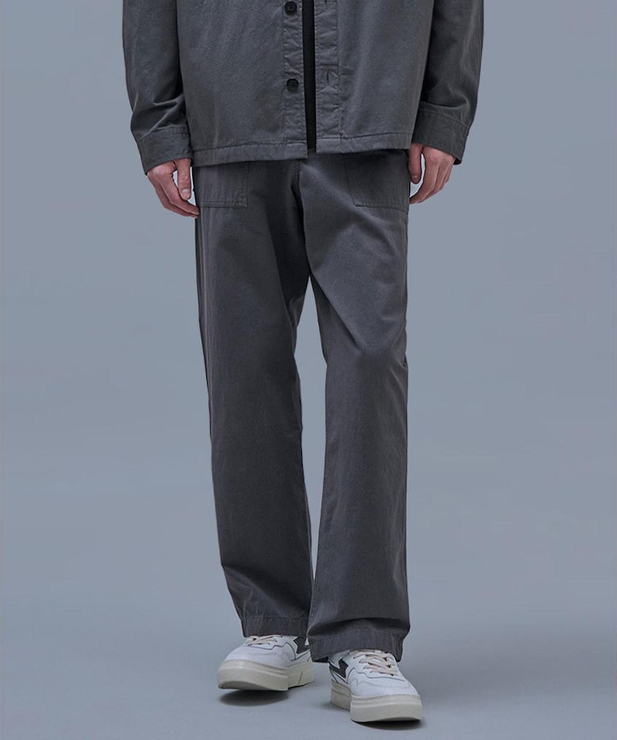시프트지(SHIFT.G) Semi Wide Fatigue Pants (SetUp) Khaki
