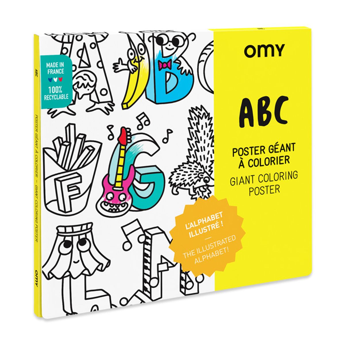 오마이(OMY) 컬러링 포스터-ABC(POS70)