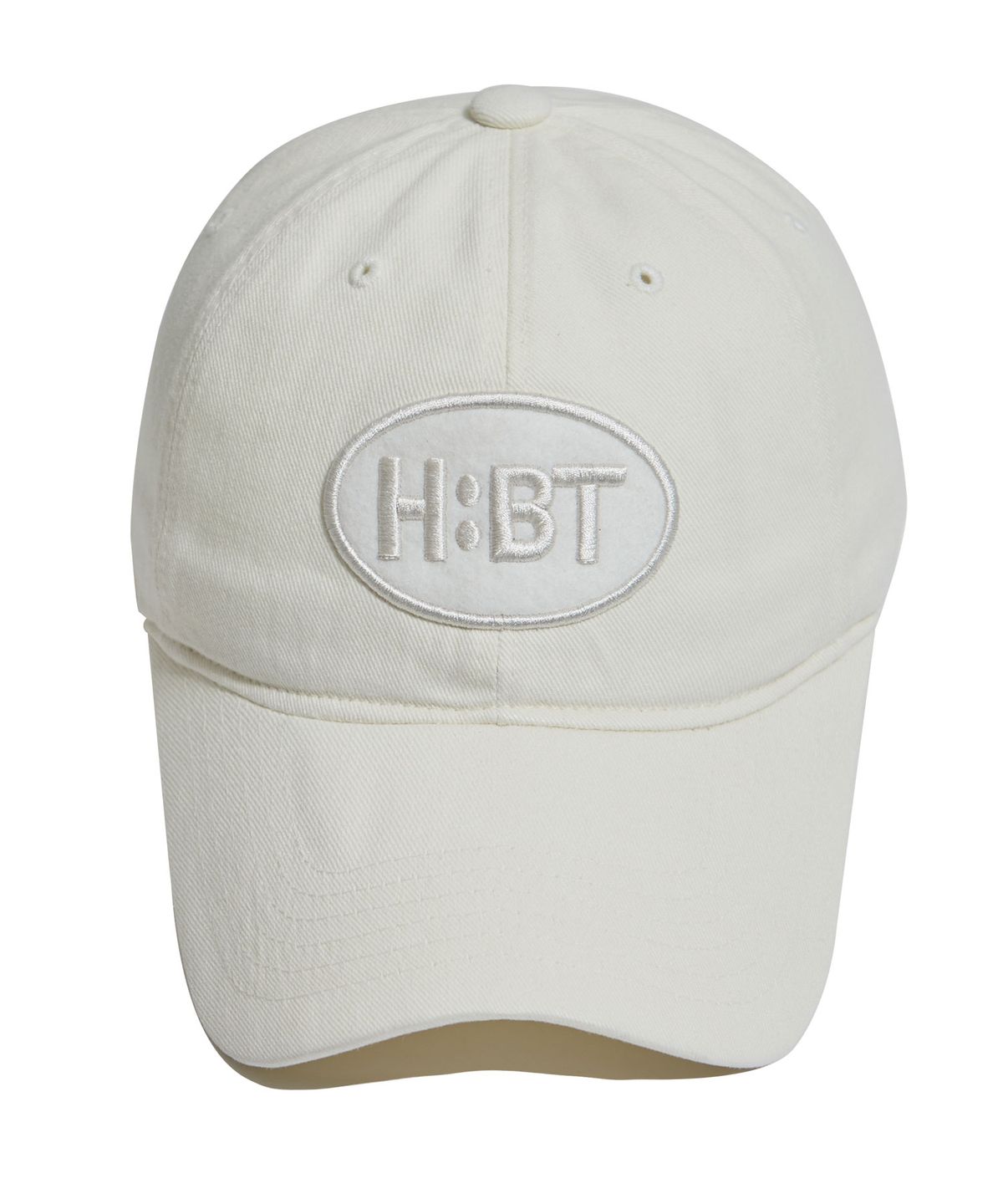 헤베렛(HEBERET) HBT 캐쥬얼 패치 피그먼트 워싱 볼캡-크림