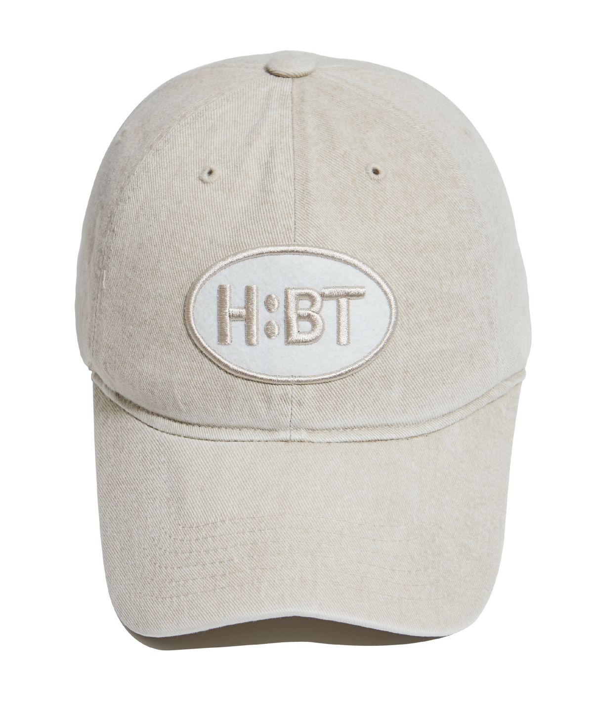헤베렛(HEBERET) HBT 캐쥬얼 패치 피그먼트 워싱 볼캡-베이지