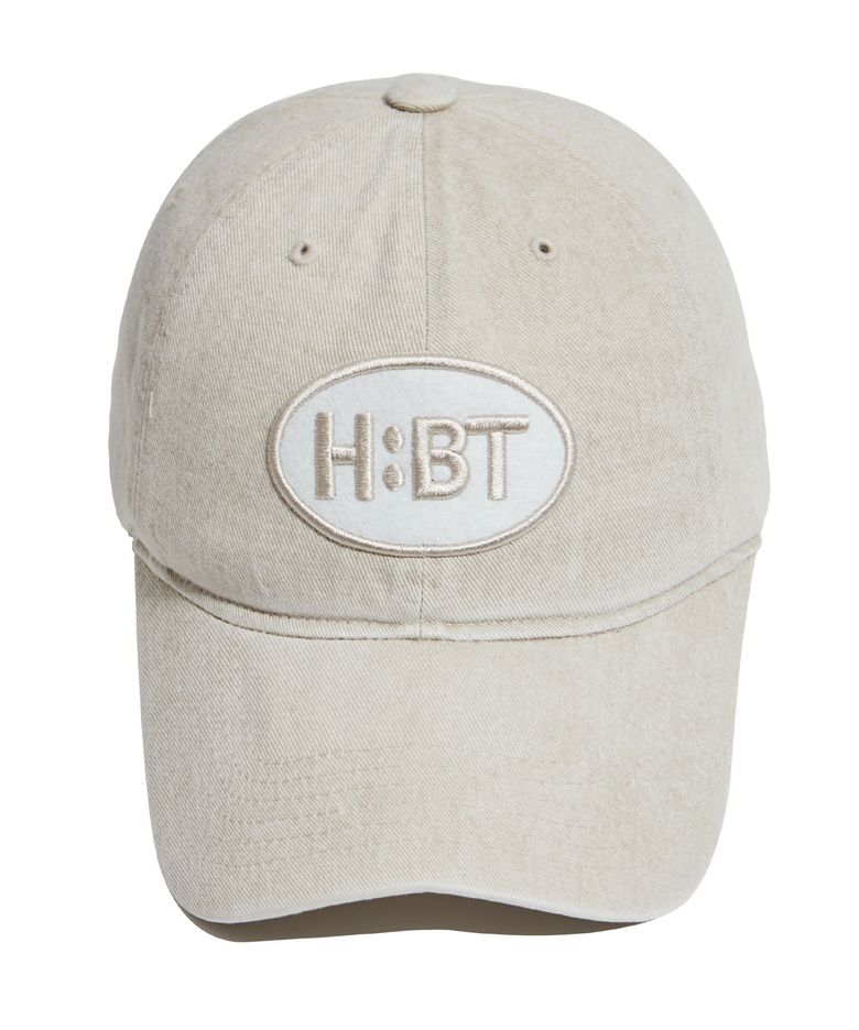 HBT 캐쥬얼 패치 피그먼트 워싱 볼캡-베이지