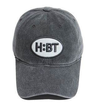 HBT 캐쥬얼 패치 피그먼트 워싱 볼캡-차콜
