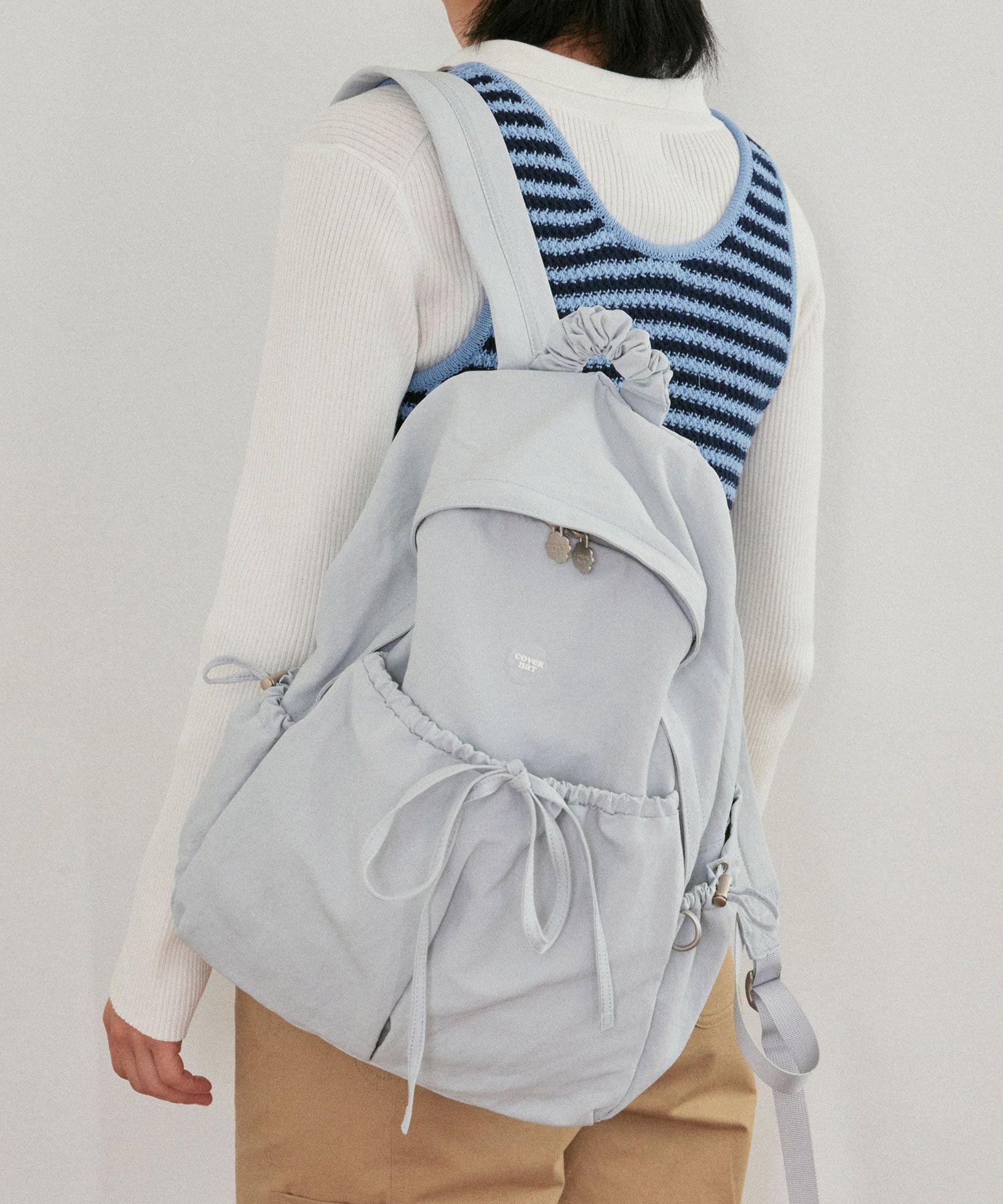 MUSINSA | COVERNAT WOMAN Clover Heart Shirring Nylon