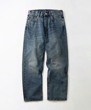 TAPERED LOOSE FIT DENIM PANTS_L.BLUE