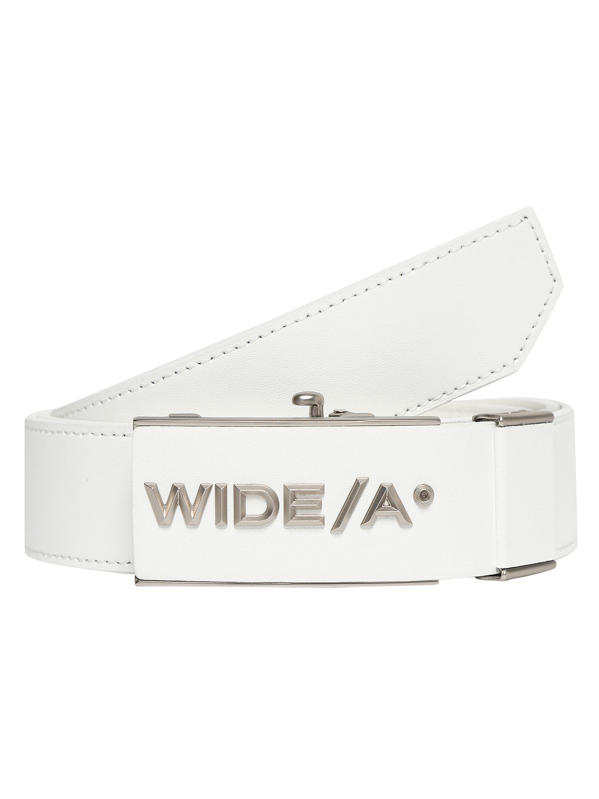와이드앵글(WIDEANGLE) TO 로고 벨트 M_White