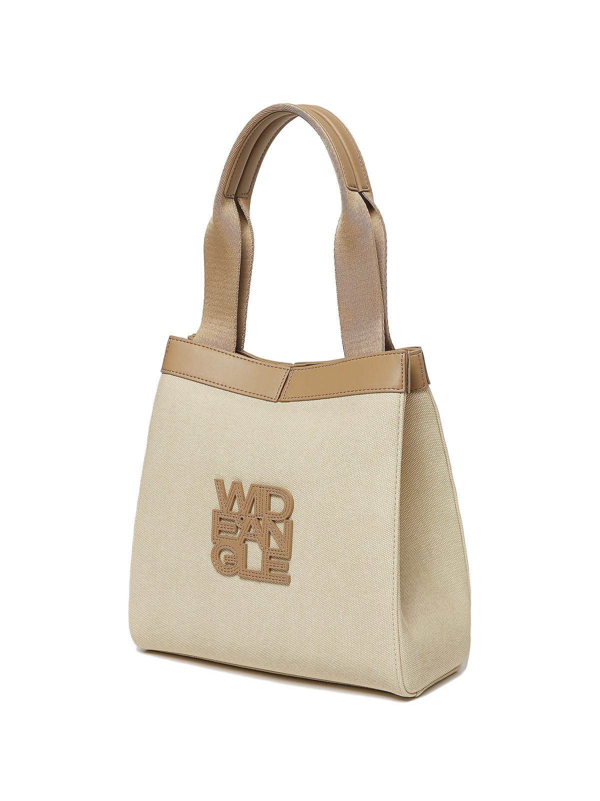 와이드앵글(WIDEANGLE) CO 2WAY 마그넷 토트백 L_Light Beige