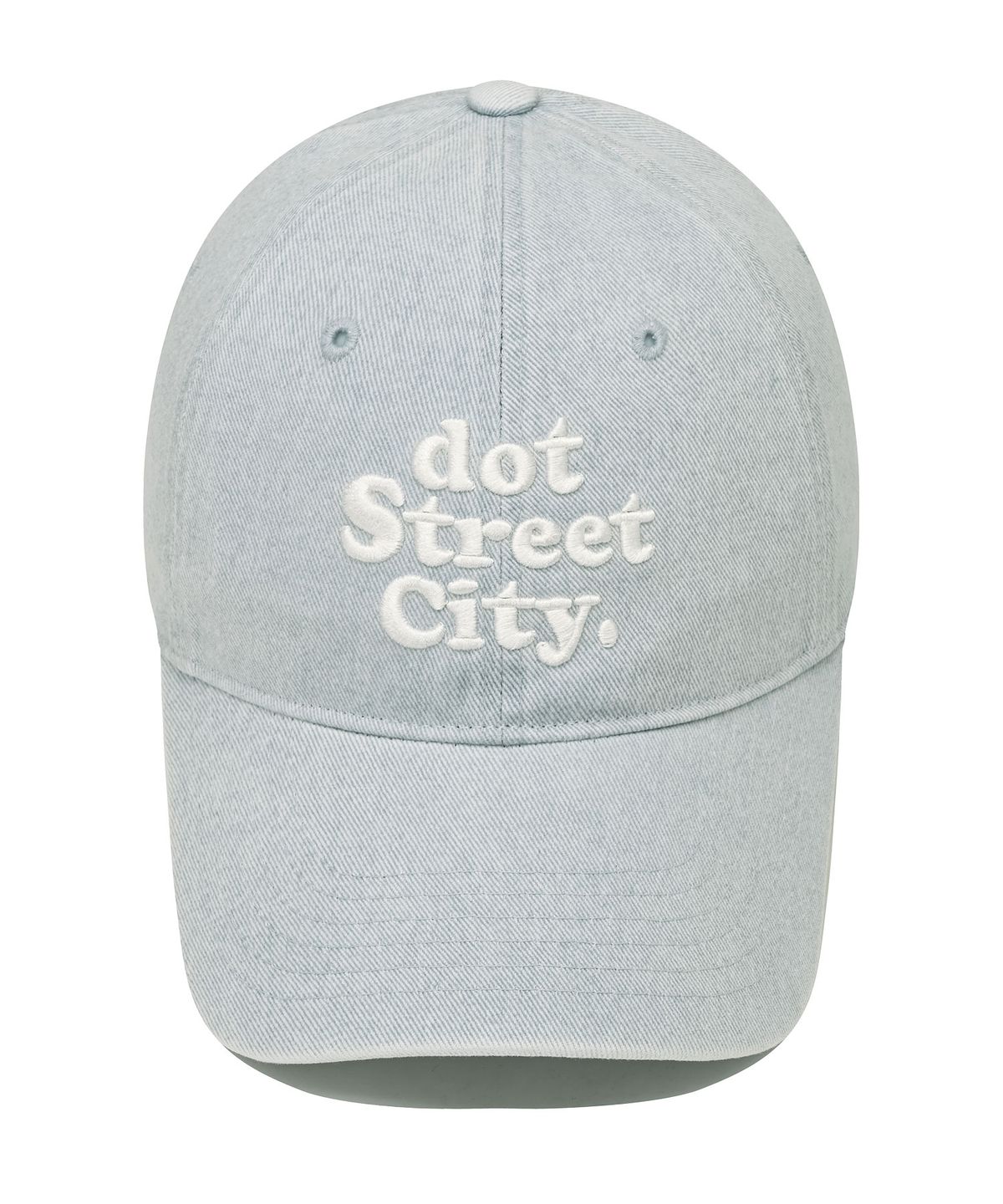 헤베렛(HEBERET) DOT 워싱 자수 볼캡-스카이블루