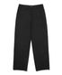 와이드 베이직 코튼 팬츠 블랙
