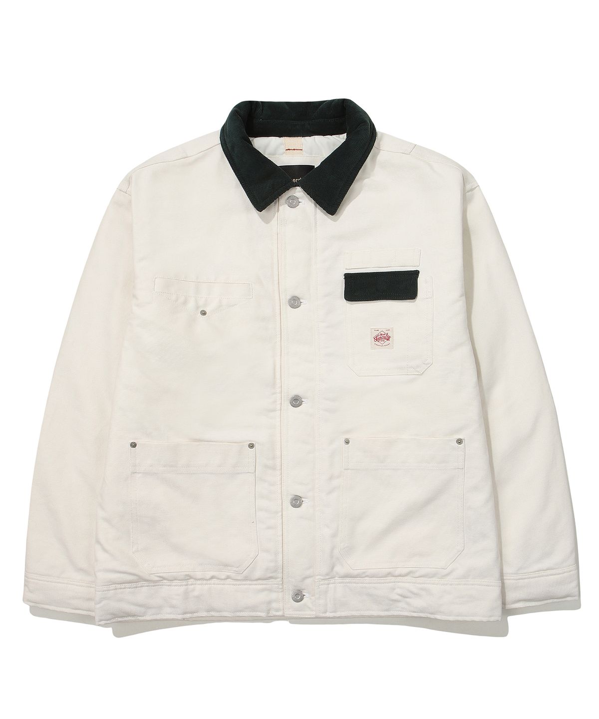 슈퍼드라이(SUPERDRY) 패디드 코튼 헌팅 자켓 아이보리