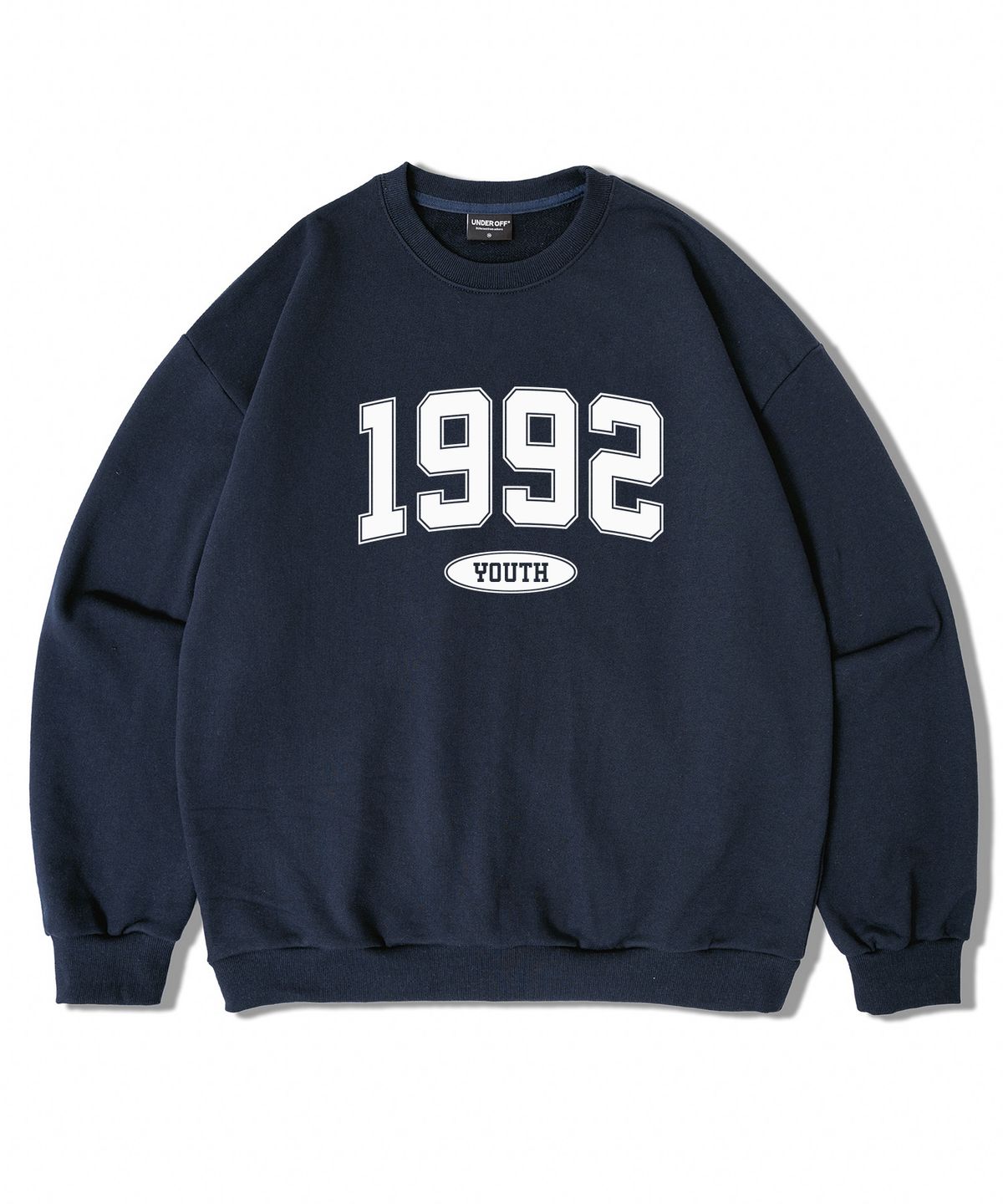 언더오프(UNDEROFF) 어센틱 릴렉스드 1992 맨투맨 스웨트 네이비