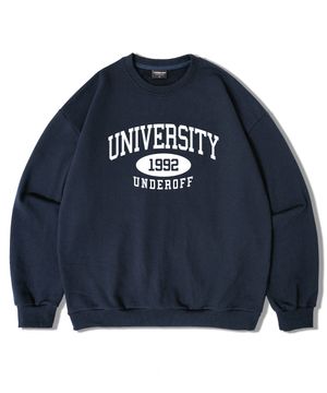 어센틱 릴렉스드 유니버시티 맨투맨 스웨트 네이비