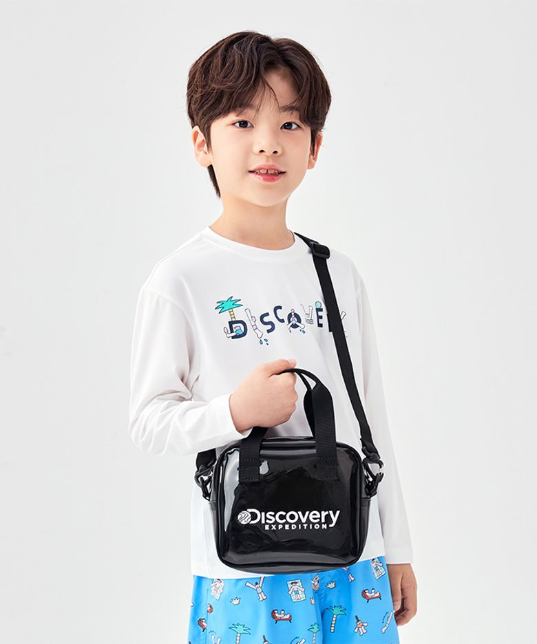 클리어 토트 크로스 투웨이백 (Black)
