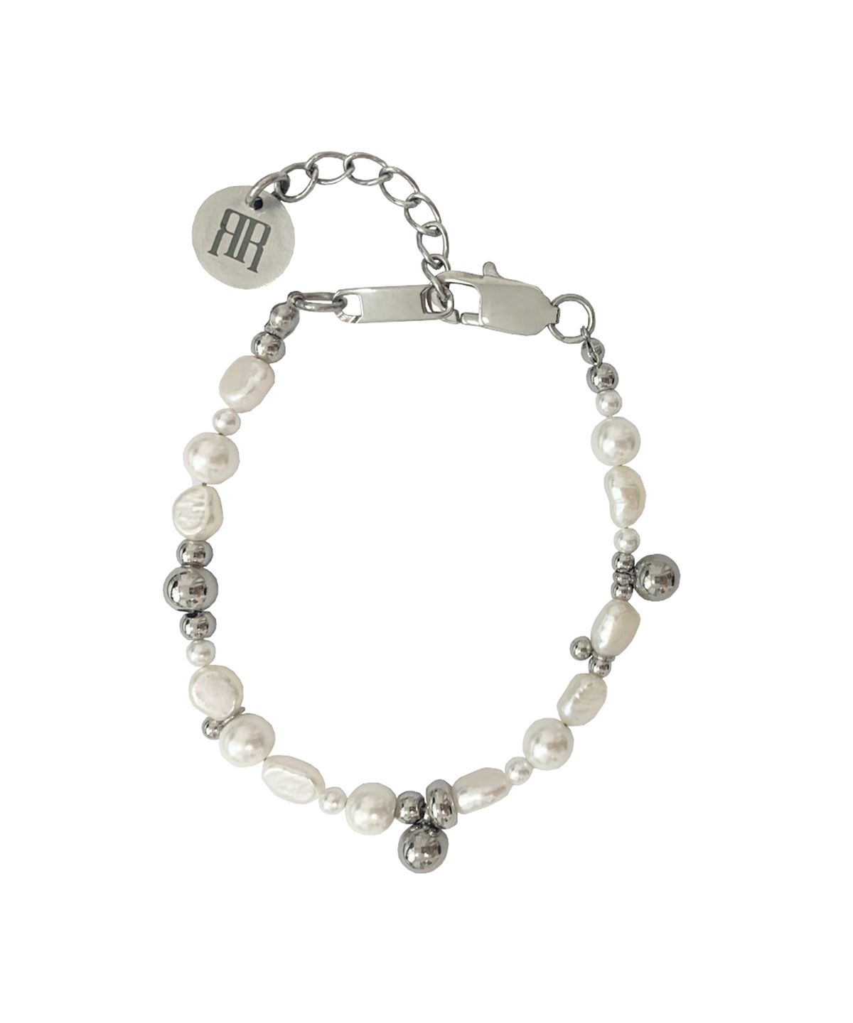 라드픽션(RAD FICTION) LINBER CHARM GEMSTONE BRACELET / VANILLA PEARL