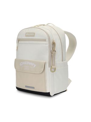 키즈 플랩포켓 컬러블럭 백팩 (BEIGE)