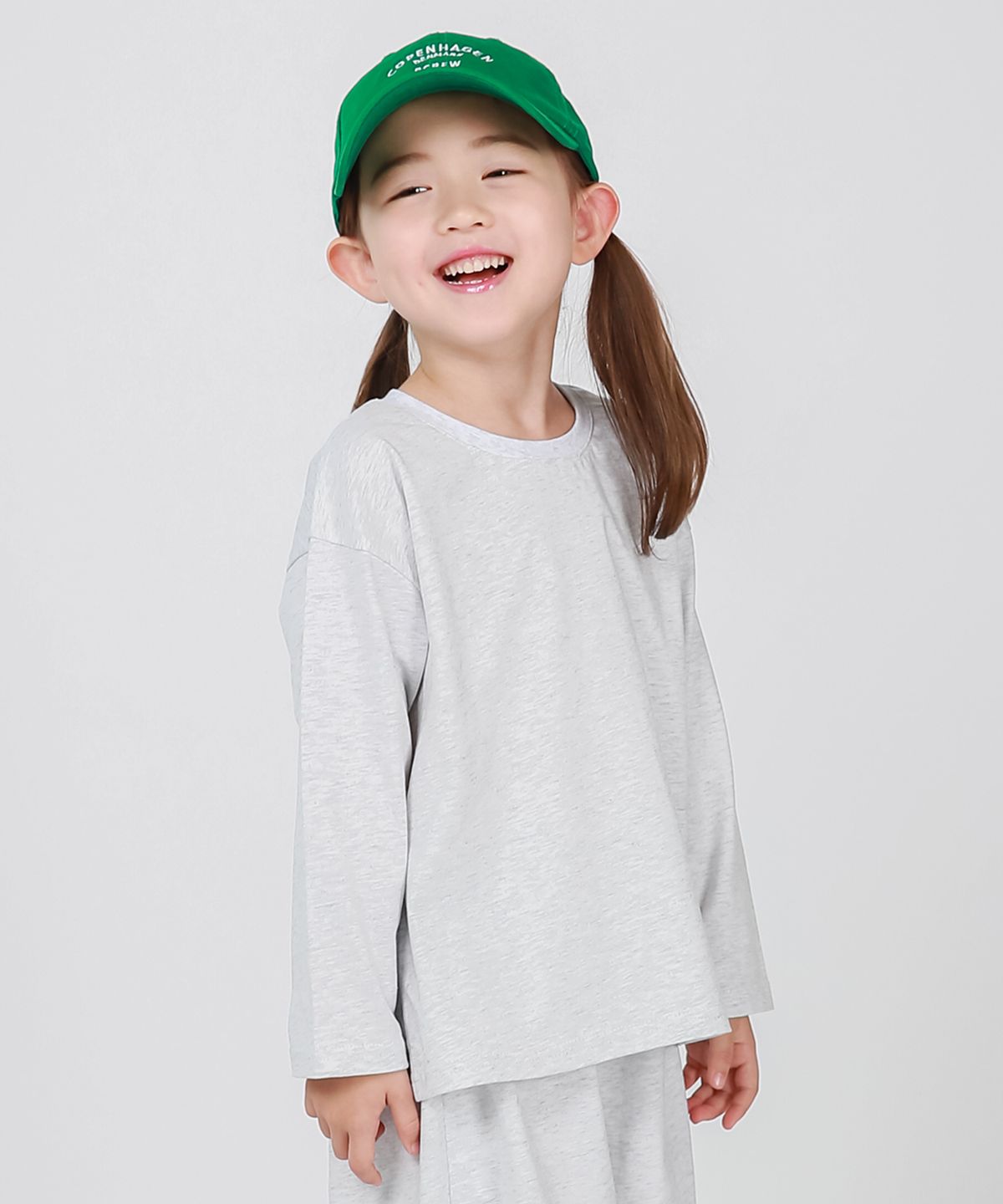 베이-비(BAY-B) BCREW 코튼 긴팔 T-SHIRTS MLT-MG