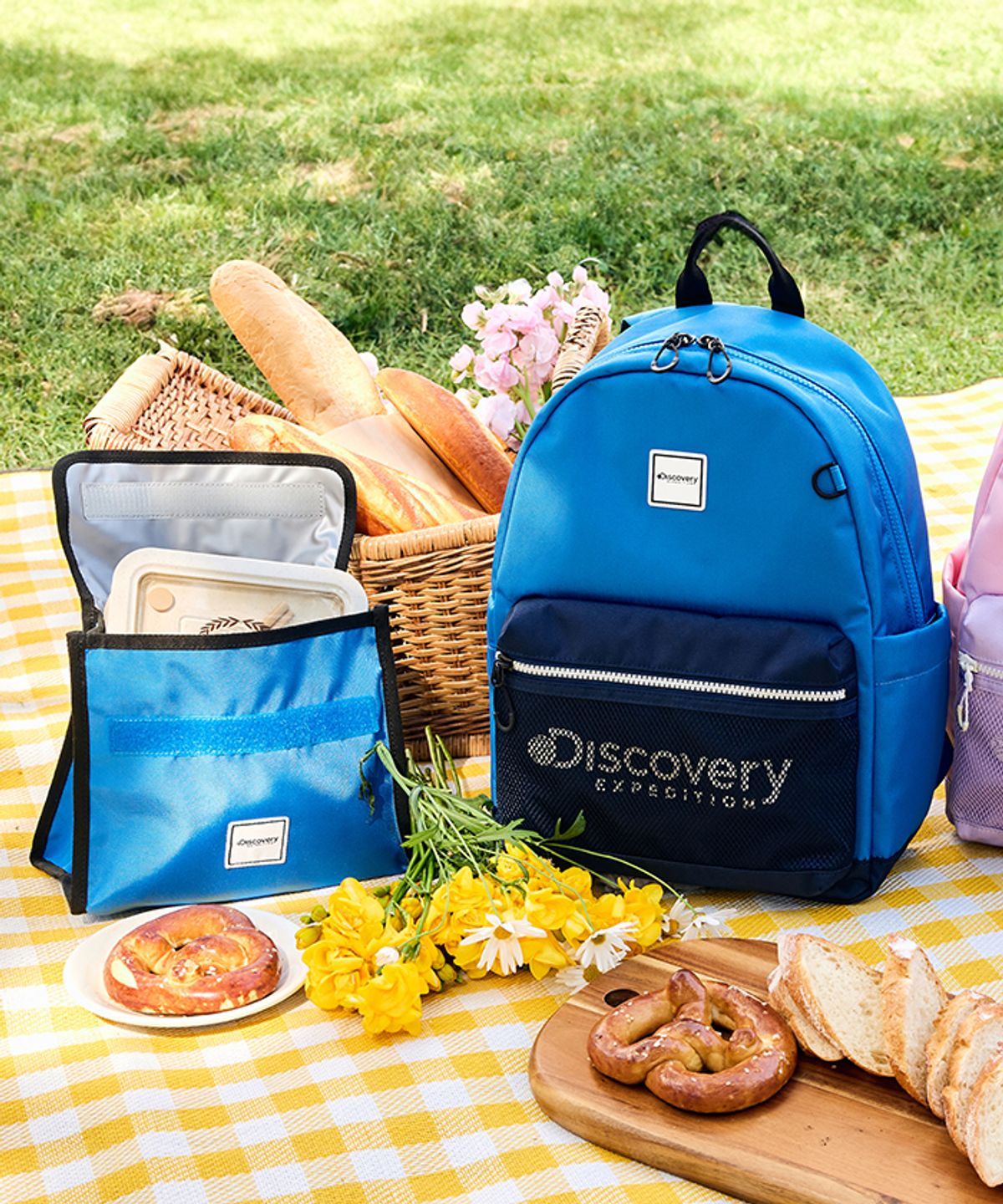 디스커버리 키즈(DISCOVERY KIDS) 키즈 소풍가방 (COBALT BLUE)