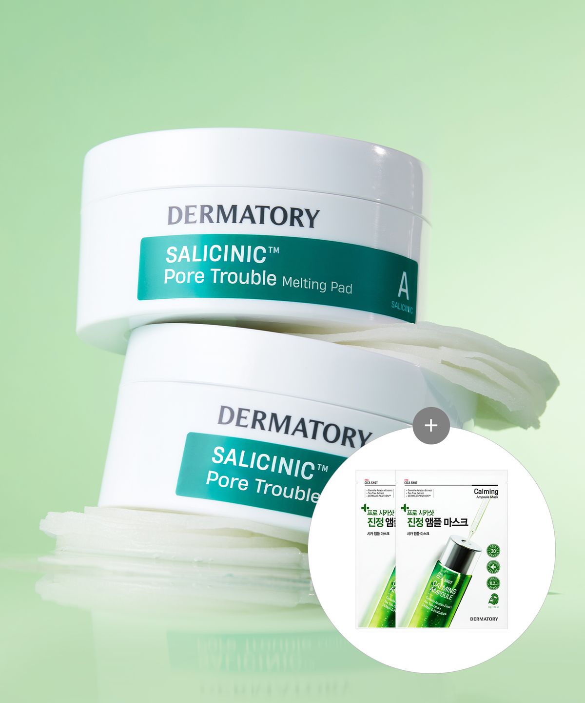 더마토리(DERMATORY) [2pack] 살리시닉 포어 트러블 멜팅 패드 30매*2EA [증정] 앰플마스크2매(랜덤)