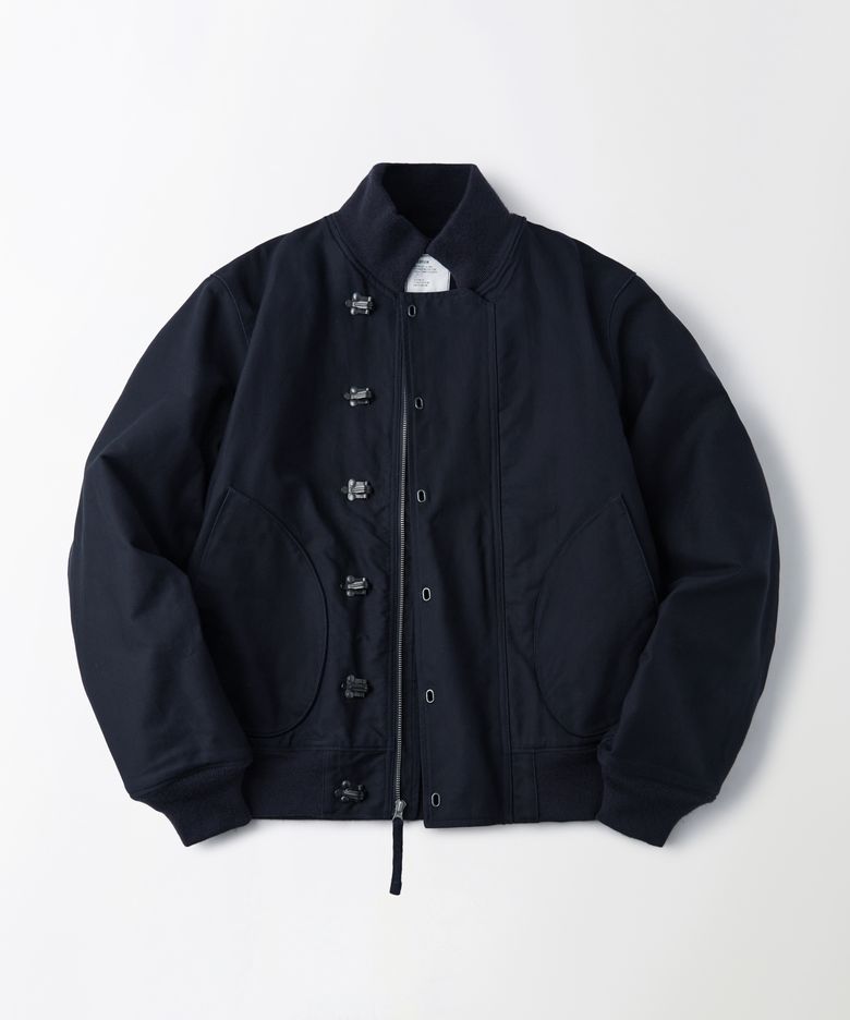 USN DECK HOOK JACKET_NAVY