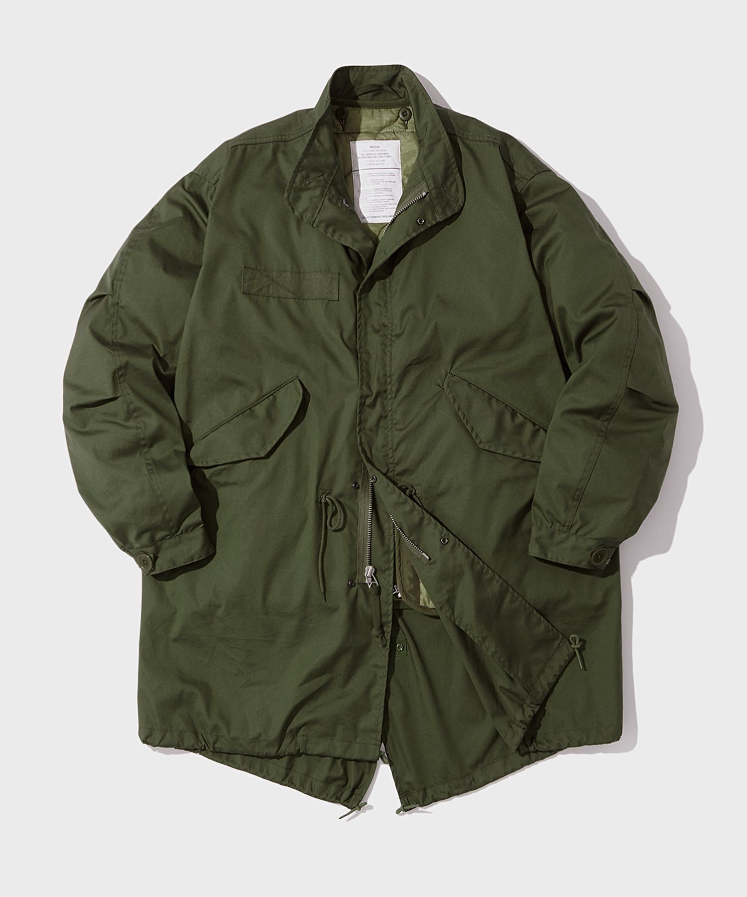 MUSINSA | OUTSTANDING M-65 FISHTAIL PARKA_OLIVE