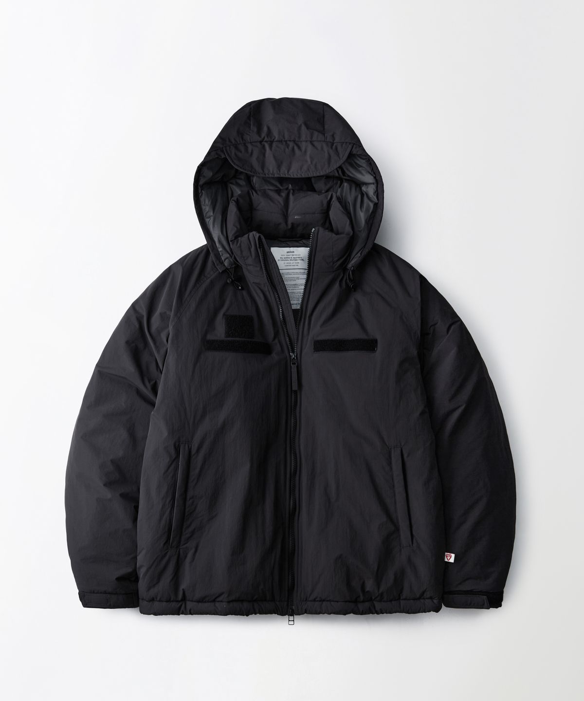 아웃스탠딩(OUTSTANDING) PRIMALOFT LEVEL 7 SHORT PARKA_BLACK