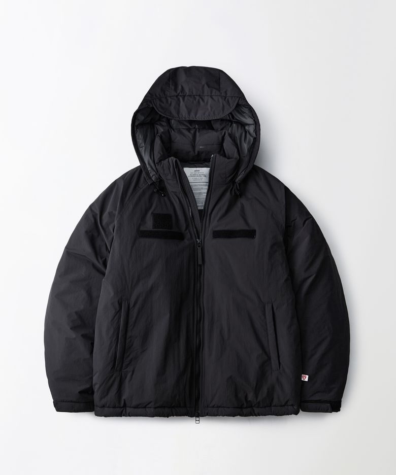 PRIMALOFT LEVEL 7 SHORT PARKA_BLACK