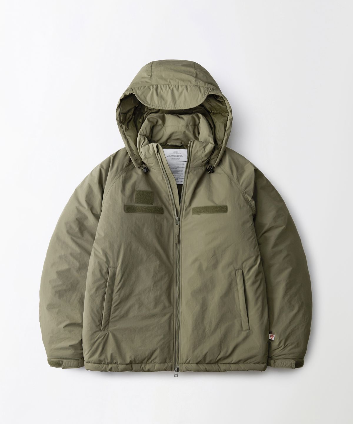 아웃스탠딩(OUTSTANDING) PRIMALOFT LEVEL 7 SHORT PARKA_SAGE GREEN