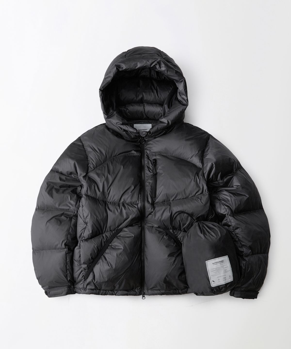 아웃스탠딩(OUTSTANDING) POLAR GOOSE DOWN PARKA_CHARCOAL