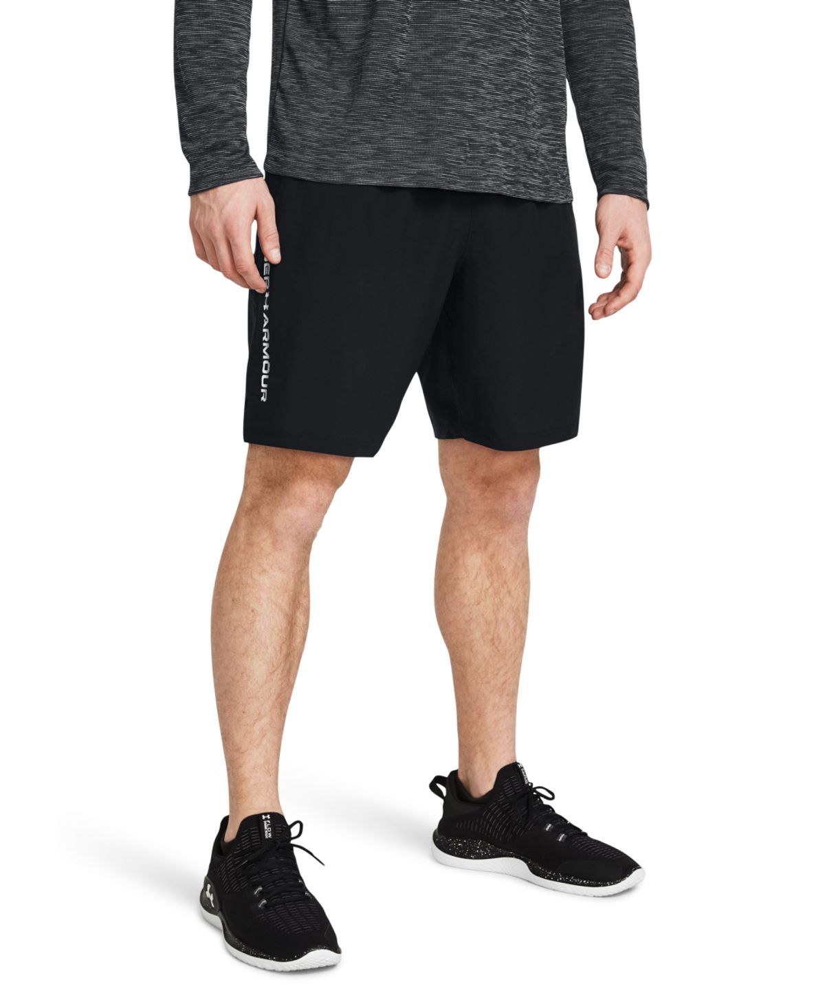 언더아머(UNDERARMOUR) 테크 우븐 워드마크 쇼츠 1383356-001