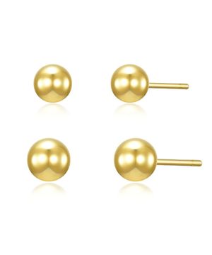 14K GF 베이직 볼 귀걸이 ELGPEE525